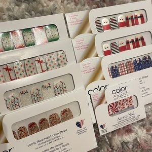 8 Color Street Christmas & Holiday Nails